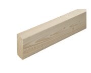 Vuren regel 50x125 mm geschaafd - klasse C (44x120 mm netto)