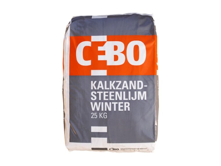 CEBO kalkzandsteenlijm winter 25kg
